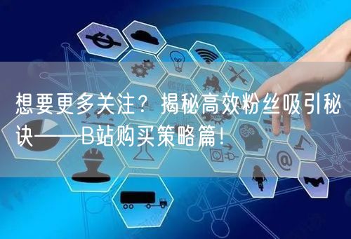 想要更多关注？揭秘高效粉丝吸引秘诀——B站购买策略篇！