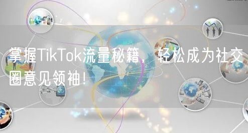 掌握TikTok流量秘籍，轻松成为社交圈意见领袖！