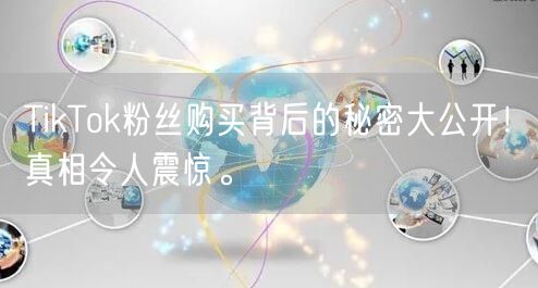 TikTok粉丝购买背后的秘密大公开！真相令人震惊。