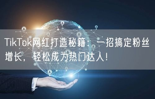 TikTok网红打造秘籍：一招搞定粉丝增长，轻松成为热门达人！