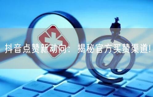 抖音点赞新动向：揭秘官方买赞渠道!